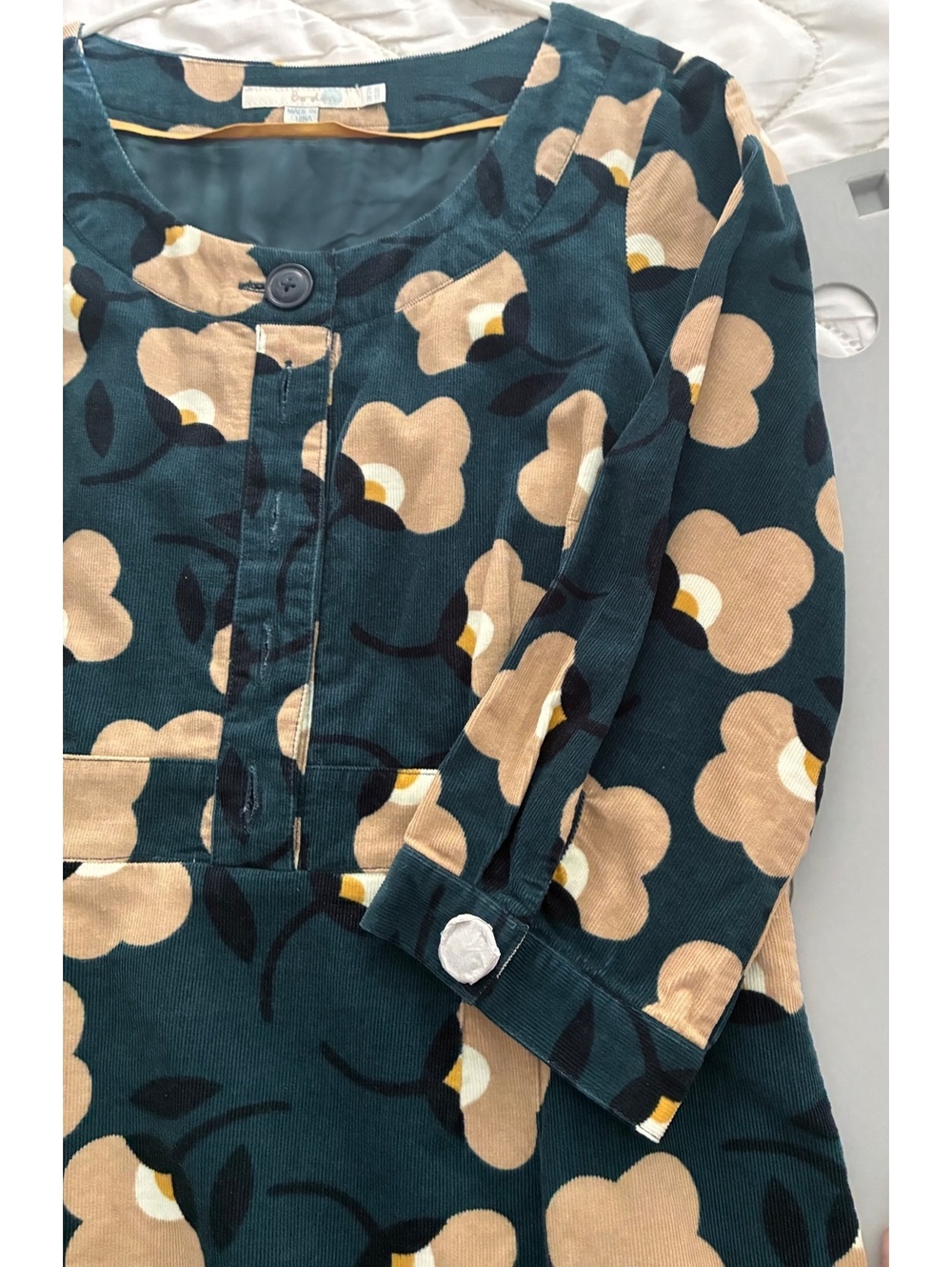 Boden Placket Cord Dress - Picture 5 of 6